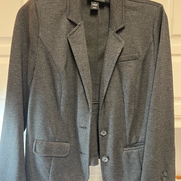 Lane Bryant Jackets & Blazers - Lane Bryant Charcoal Herringbone Blazer